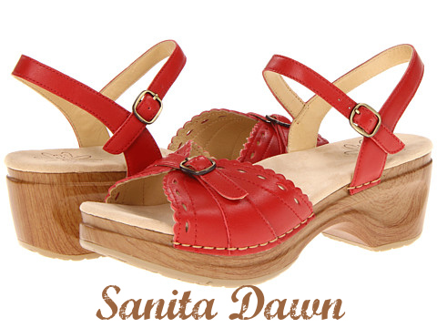red-sandals